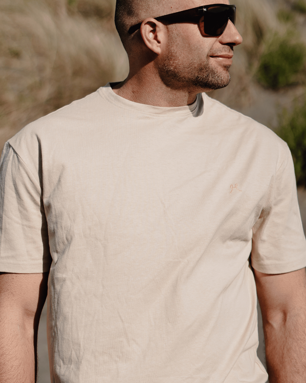 Unisex Hemp Cotton Tee W - Fawn - Hemprino