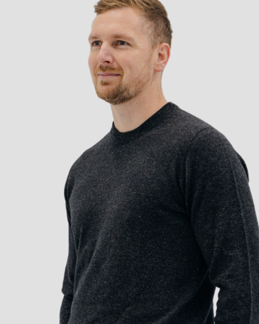 Conscious Crew M - Charcoal - Hemprino