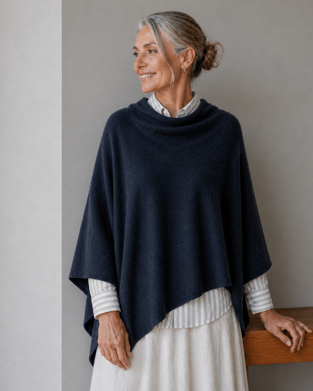 ZQ Merino Hemp Wrap - Navy - Hemprino
