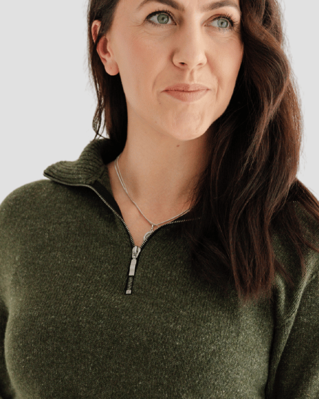 Quarter - Zip W - Kea Green - Hemprino