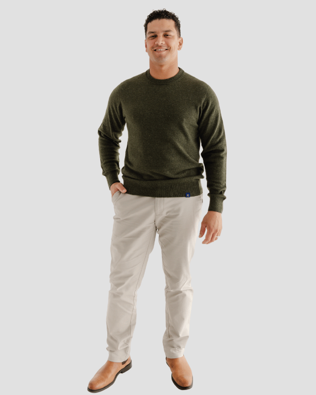 Conscious Crew M - Kea Green - Hemprino