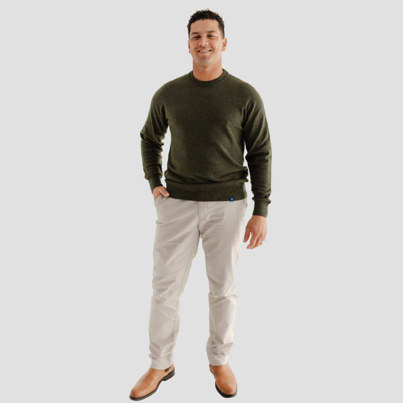 Conscious Crew M - Kea Green - Hemprino