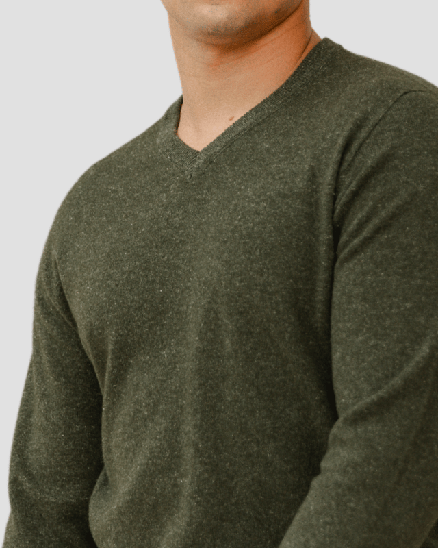 Hemprino™ Classic V - neck M - Kea Green - Hemprino