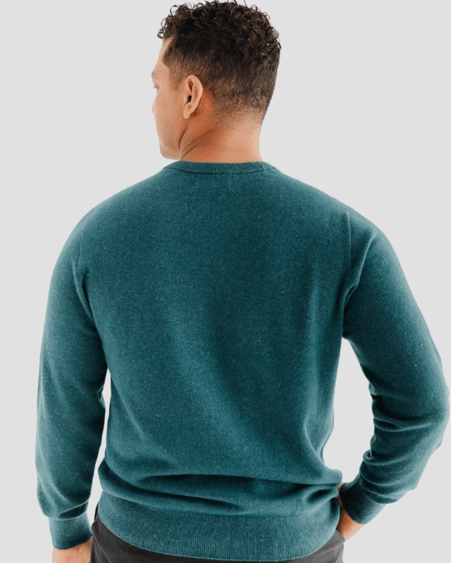 Classic V-Neck M - Teal - Hemprino
