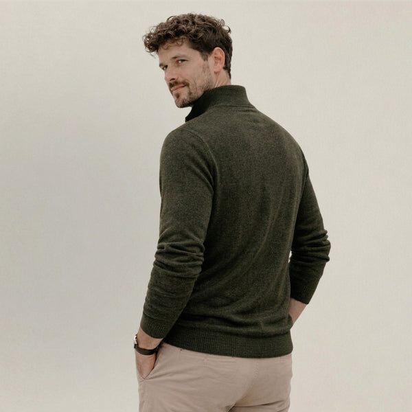 Quarter-Zip M - Kea Green