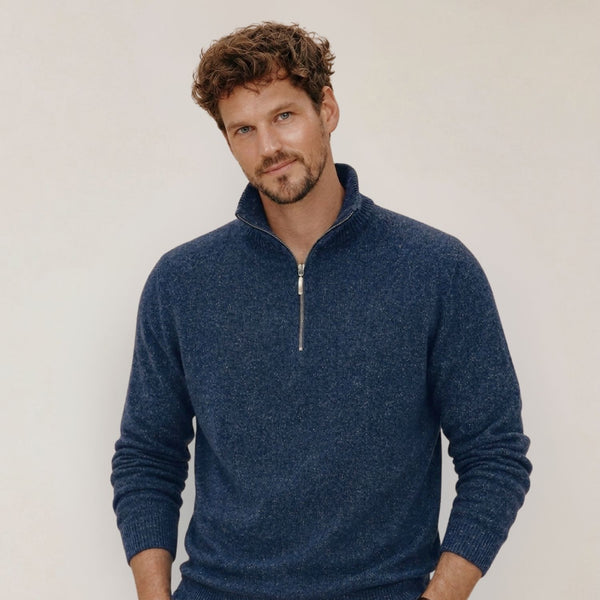 Quarter-Zip M - Navy