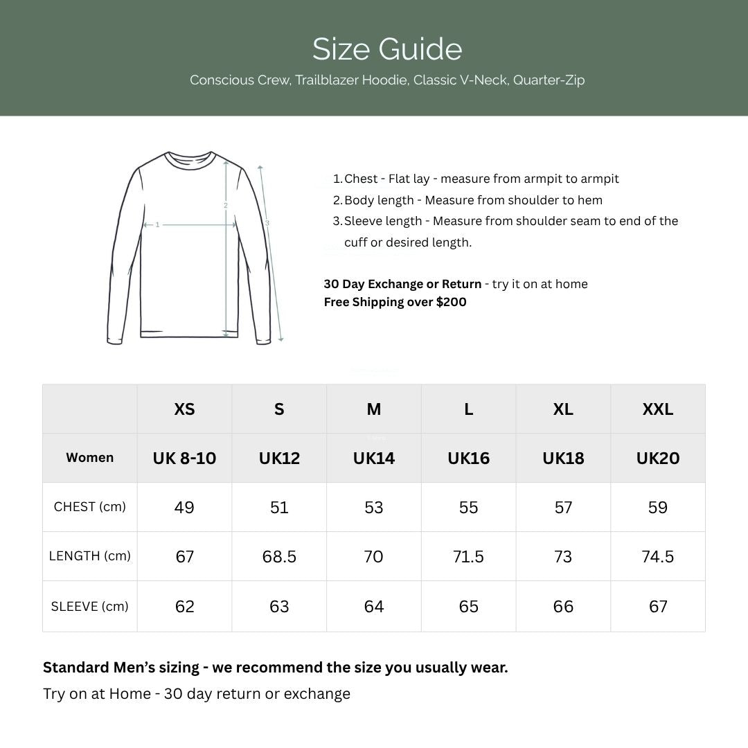 Size guide - Women