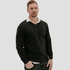 Hemprino™ Classic V - Neck M - Charcoal - Hemprino