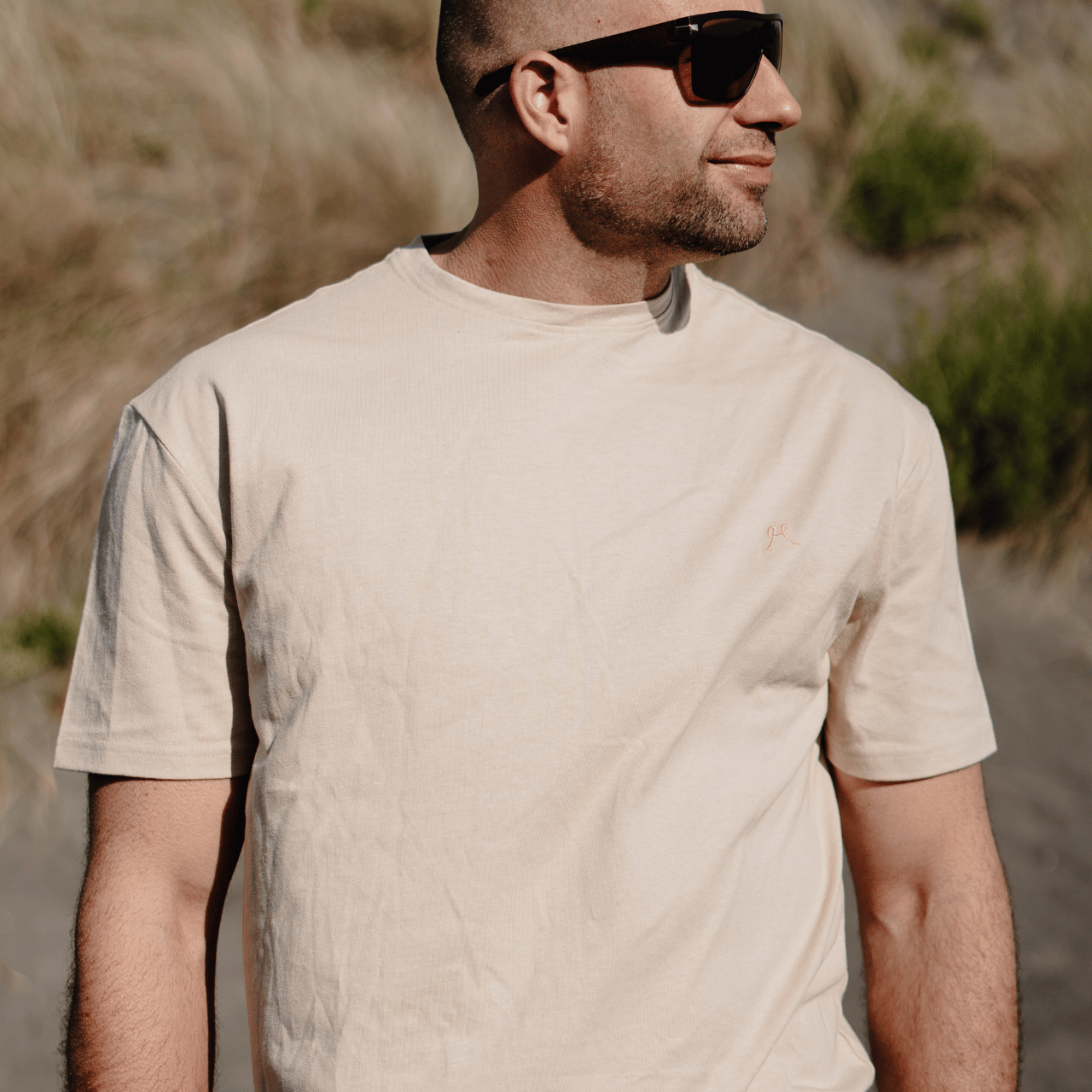 Unisex Hemp Cotton Tee W - Fawn - Hemprino