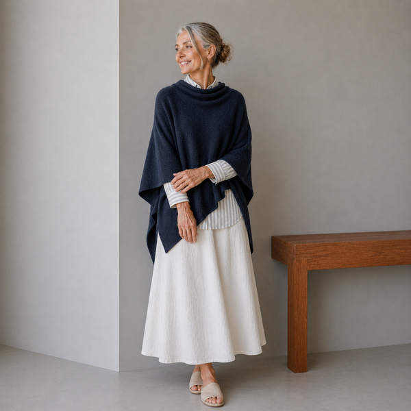 ZQ Merino Hemp Wrap - Navy