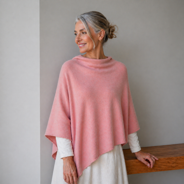 ZQ Merino Hemp Wrap - Dusky Pink