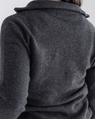 Charcoal Quarter-Zip sweater