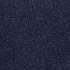 Navy blue sweater with a quarter zip on a light gray background