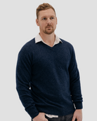 Hemprino™ Classic V - neck M - Navy - Hemprino