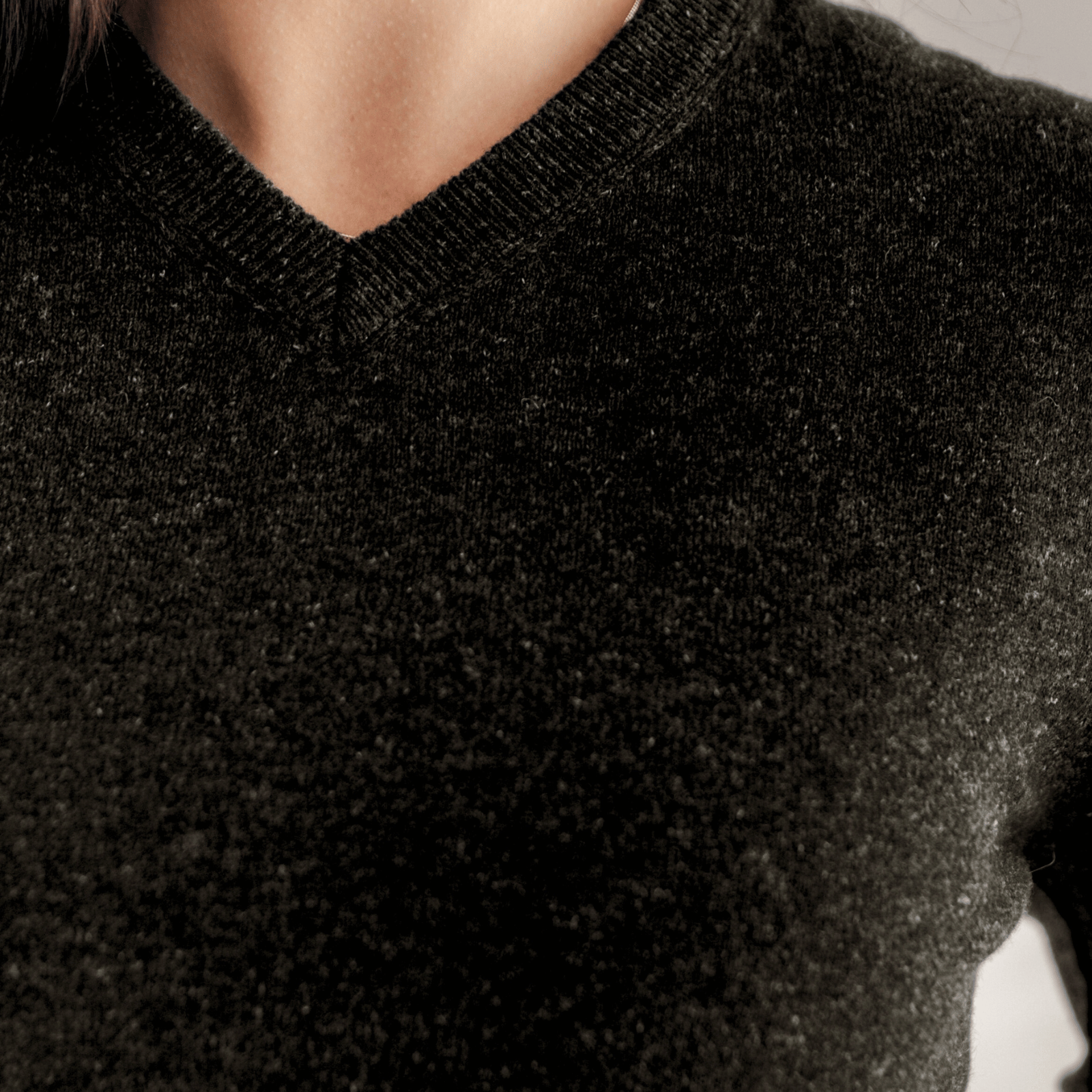 Hemprino™ Classic V - Neck W - Charcoal - Hemprino