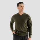 Hemprino™ Classic V - neck M - Kea Green - Hemprino