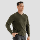 Hemprino™ Classic V - neck M - Kea Green - Hemprino