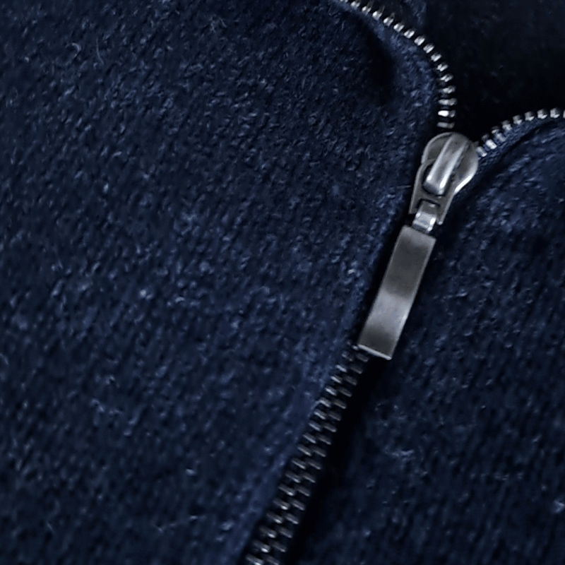 Quarter - Zip W - Navy - Hemprino