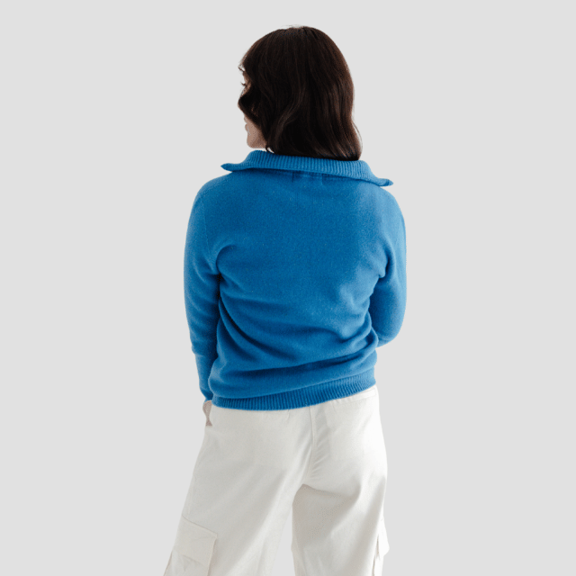 Quarter - Zip W - Rakaia Blue - Hemprino