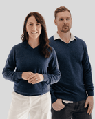 Hemprino™ Classic V - neck W - Navy - Hemprino