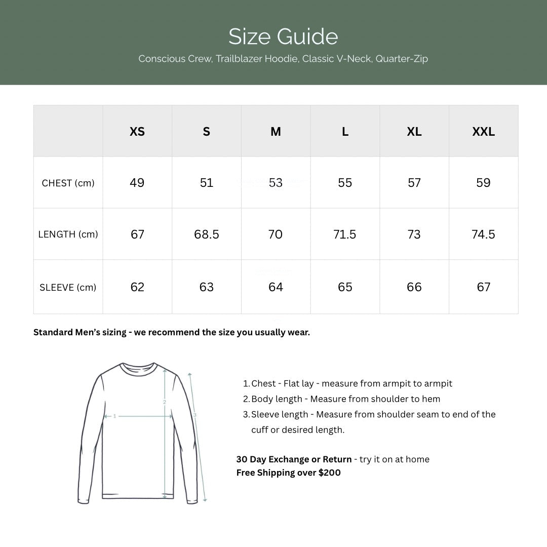 Classic V-neck - Tussock (Seconds) - Hemprino