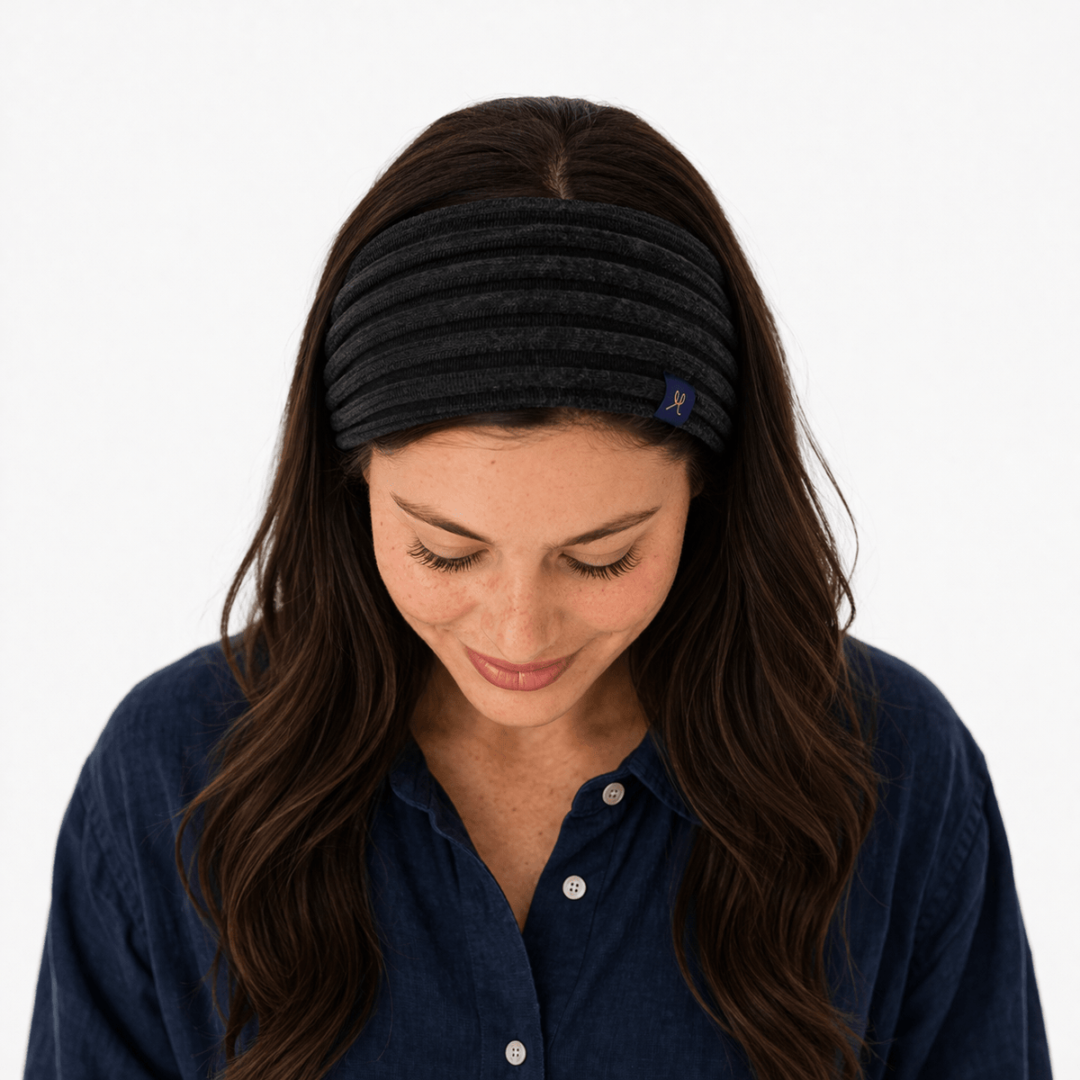Merino & Hemp Headband - Charcoal - Hemprino