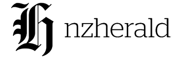 Logo of nzherald.co.nz on a green background