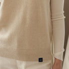 Women's Merino & Hemp Vest - Natural - Hemprino